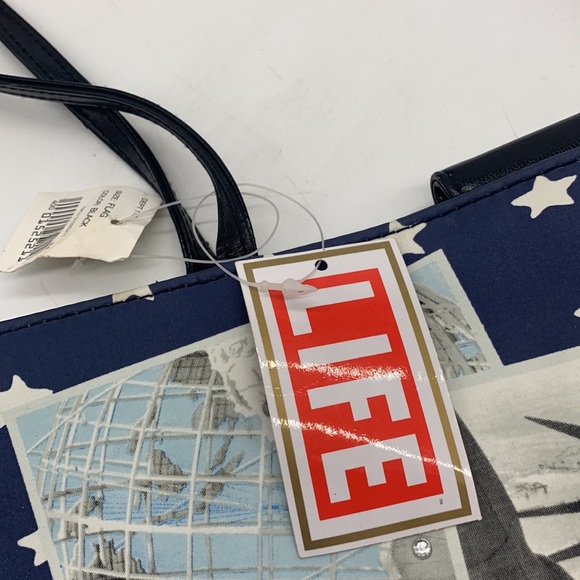Life Magazine NWT Patriotic Tote Bag Statue of Liberty American Flag. TOT2874 - Picture 3 of 9